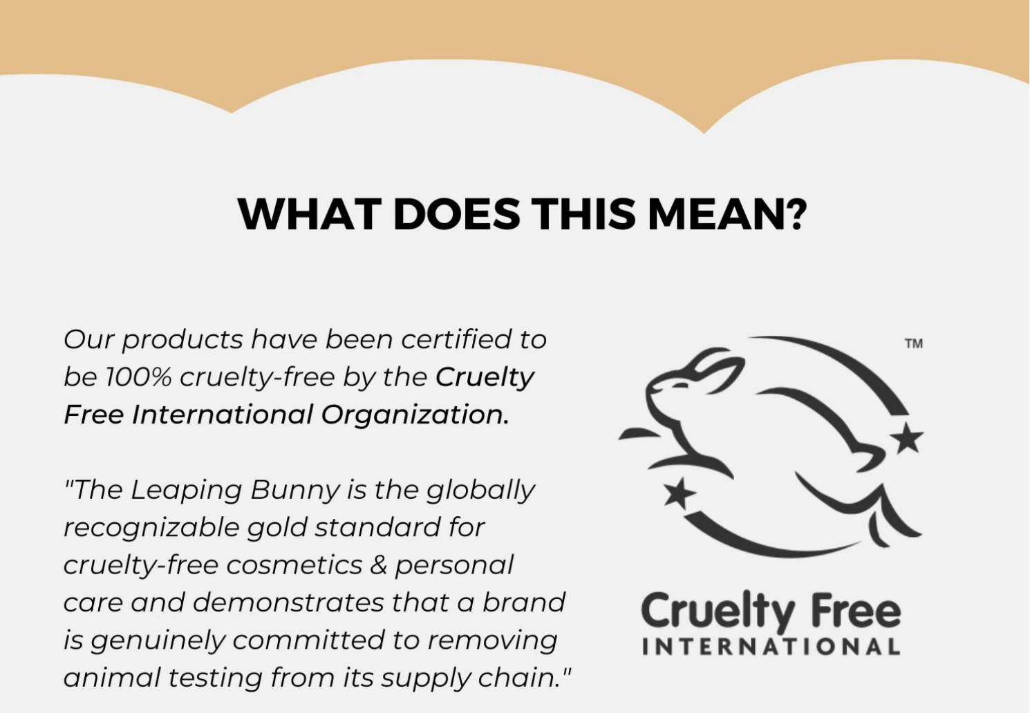 Did you know we're Leaping Bunny Approved? Fab Brows